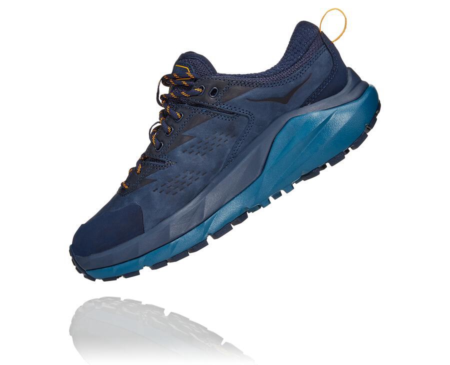 Hoka Australia One One Kaha Low GORE-TEX - Womens Trail Shoes Navy - LIUFP-8290